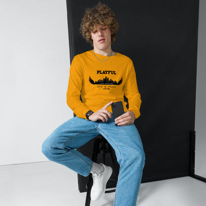 Playful Los Angeles City of Angels (Unisex) Long Sleeve Tee