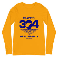 Playful WV - Blue (Unisex) Long Sleeve Tee
