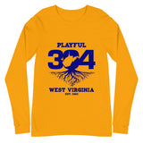 Playful WV - Blue (Unisex) Long Sleeve Tee