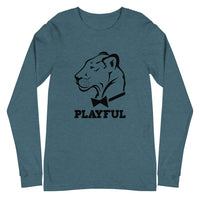 Playful Classic Black Logo (Unisex) Long Sleeve Tee