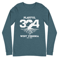 Playful WV - White (Unisex) Long Sleeve Tee
