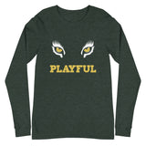 Playful Lioness Eyes Unisex Long Sleeve Tee