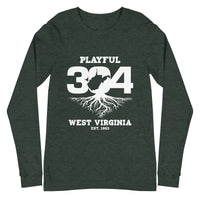 Playful WV - White (Unisex) Long Sleeve Tee