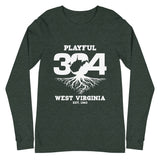 Playful WV - White (Unisex) Long Sleeve Tee