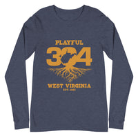 Playful WV - Gold (Unisex) Long Sleeve Tee