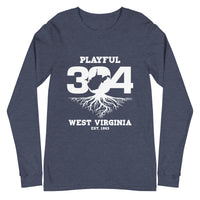 Playful WV - White (Unisex) Long Sleeve Tee
