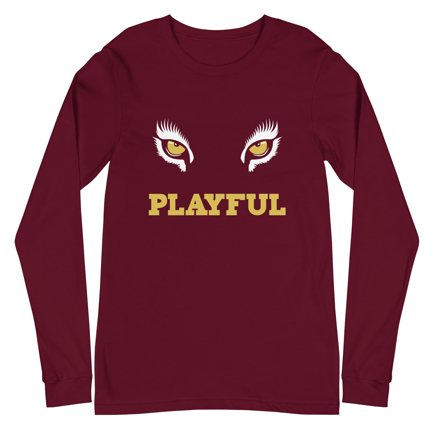 Playful Lioness Eyes Unisex Long Sleeve Tee