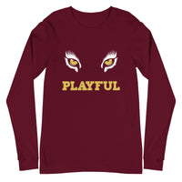 Playful Lioness Eyes Unisex Long Sleeve Tee