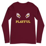 Playful Lioness Eyes Unisex Long Sleeve Tee