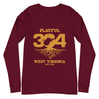 Playful WV - Gold (Unisex) Long Sleeve Tee
