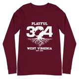 Playful WV - White (Unisex) Long Sleeve Tee