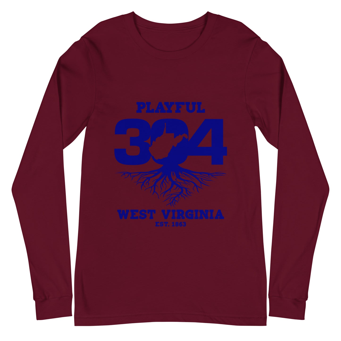 Playful WV - Blue (Unisex) Long Sleeve Tee