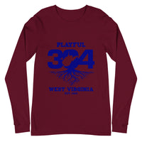 Playful WV - Blue (Unisex) Long Sleeve Tee