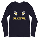 Playful Lioness Eyes Unisex Long Sleeve Tee