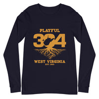 Playful WV - Gold (Unisex) Long Sleeve Tee