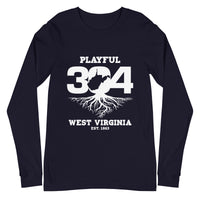 Playful WV - White (Unisex) Long Sleeve Tee