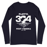 Playful WV - White (Unisex) Long Sleeve Tee