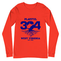 Playful WV - Blue (Unisex) Long Sleeve Tee