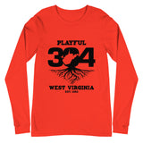 Playful WV - Black (Unisex) Long Sleeve Tee