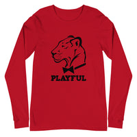 Playful Classic Black Logo (Unisex) Long Sleeve Tee