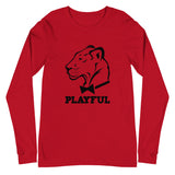 Playful Classic Black Logo (Unisex) Long Sleeve Tee
