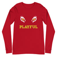 Playful Lioness Eyes Unisex Long Sleeve Tee