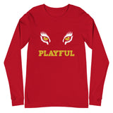 Playful Lioness Eyes Unisex Long Sleeve Tee