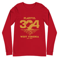 Playful WV - Gold (Unisex) Long Sleeve Tee