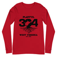 Playful WV - Black (Unisex) Long Sleeve Tee
