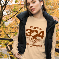 Playful WV - Brown (Unisex) Long Sleeve Tee