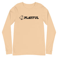 Playful Aligned Logo (Unisex) Long Sleeve Tee