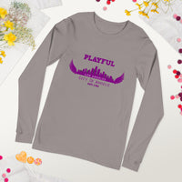 Playful Los Angeles City of Angels (Unisex) Long Sleeve Tee