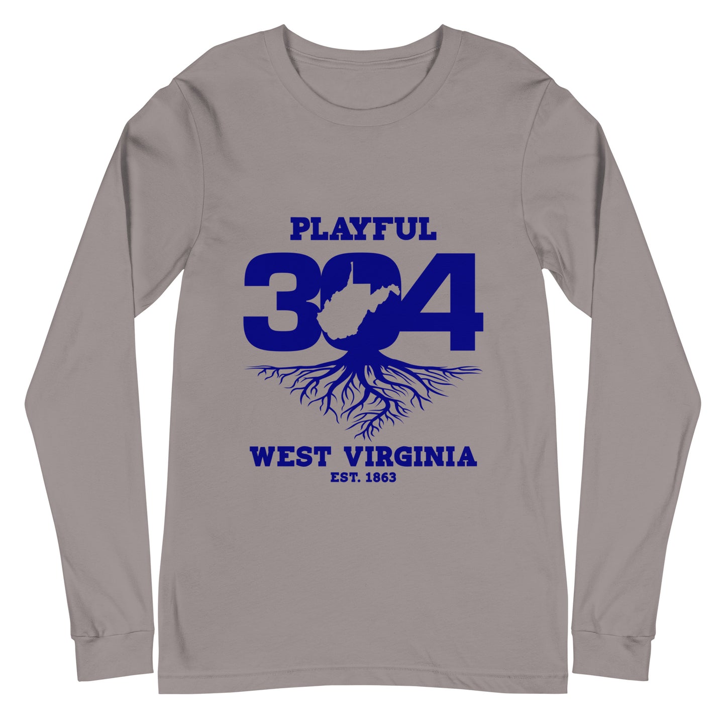 Playful WV - Blue (Unisex) Long Sleeve Tee