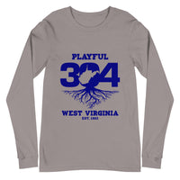 Playful WV - Blue (Unisex) Long Sleeve Tee