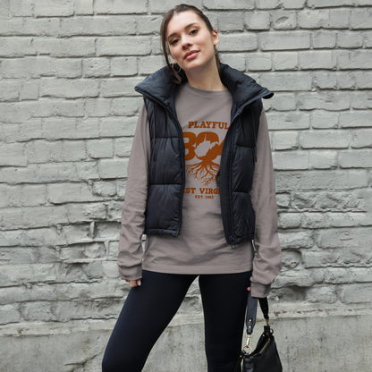Playful WV - Brown (Unisex) Long Sleeve Tee