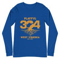 Playful WV - Gold (Unisex) Long Sleeve Tee