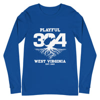 Playful WV - White (Unisex) Long Sleeve Tee
