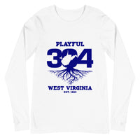 Playful WV - Blue (Unisex) Long Sleeve Tee
