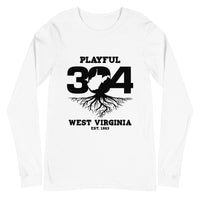 Playful WV - Black (Unisex) Long Sleeve Tee