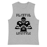 Playful Football Lifestyle Muscle Tee