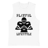 Playful Football Lifestyle Muscle Tee
