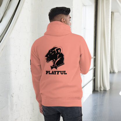 Playful (Unisex) Premium Hoodie (BLK Logo)