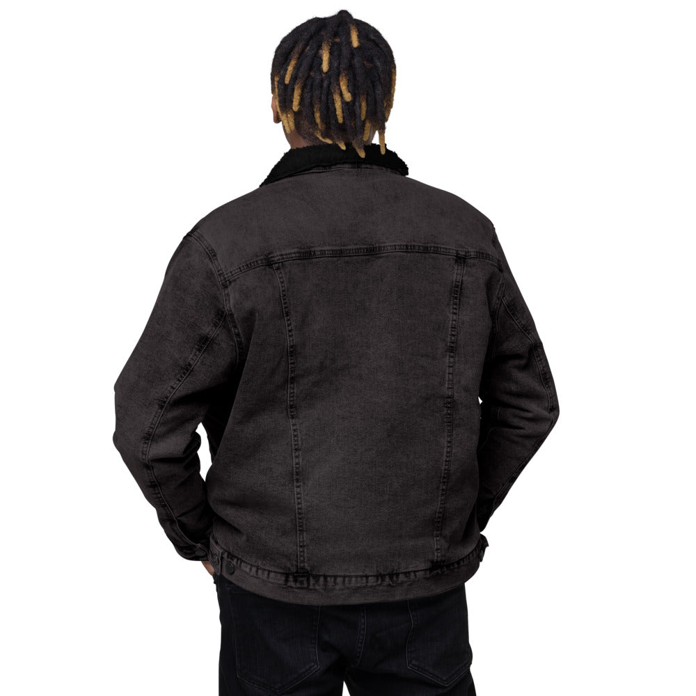 Playful (Unisex) Denim Sherpa Jacket