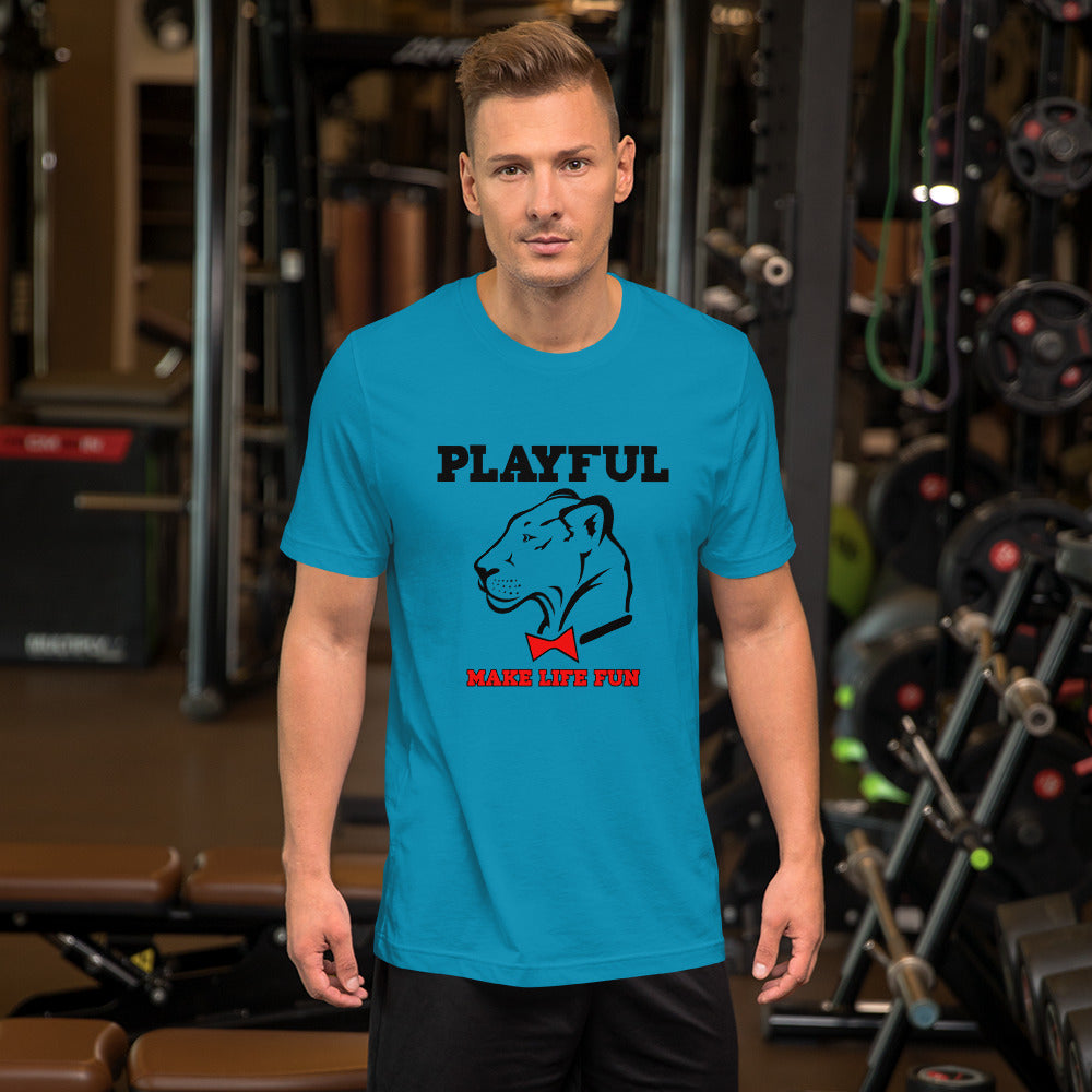 Playful Slogan (Unisex) Short Sleeve Tee
