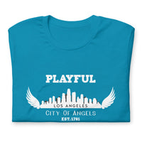 Playful Los Angeles City of Angels (Unisex) T-Shirt