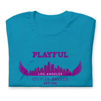 Playful Los Angeles City of Angels (Unisex) T-Shirt