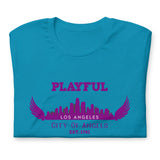 Playful Los Angeles City of Angels (Unisex) T-Shirt