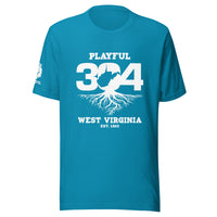 Playful WV - White (Unisex) T-Shirt