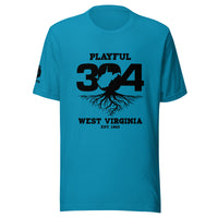 Playful WV - Black (Unisex) T-Shirt