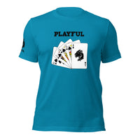Playful Spades - Black (Unisex) T-Shirt